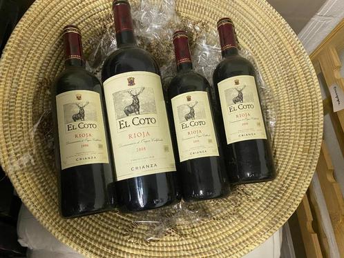 Kelderrestje : El Coto - Rioja 2008 : 3 flessen + 1 magnum, Verzamelen, Wijnen, Nieuw, Rode wijn, Spanje, Ophalen of Verzenden