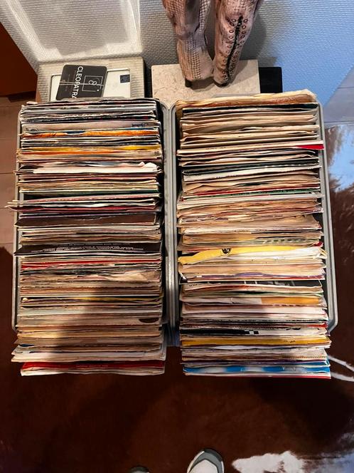 Verzameling Vinyl 45-toeren, Cd's en Dvd's, Vinyl | Klassiek, Gebruikt, Ophalen