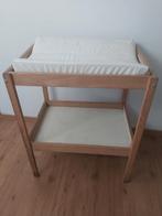 Houten verzorgingstafel, Ophalen of Verzenden, Opstaande rand