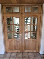 Ensemble de portes intérieures en chêne massif, Doe-het-zelf en Bouw, Raamkozijnen en Schuifdeuren, Ophalen
