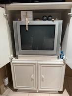 EETPLAATS KAST TV-KAST DRESSOIR VITRINE KAST STOELEN, Ophalen, Gebruikt, 6 tot 8 stoelen