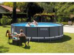 Opbouw zwembad rond Intex, Tuin en Terras, 300 cm of meer, 400 cm of meer, Rond, Gebruikt