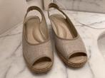 Sandale en tissu confortable Damart-Gris argenté-Taille 39, Comme neuf, Enlèvement ou Envoi