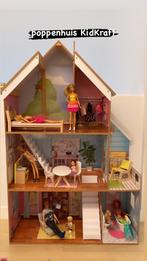 groot poppenhuis + toebehoren, Ophalen, Gebruikt, Poppenhuis