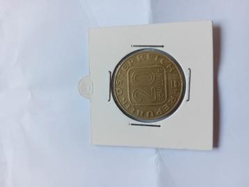 Mooie munt 20 schilling 1986 Oostenrijk.  beschikbaar voor biedingen