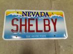 USA, Nevada - Shelby nummerplaat - Cobra, Mustang, Ophalen of Verzenden, Zo goed als nieuw