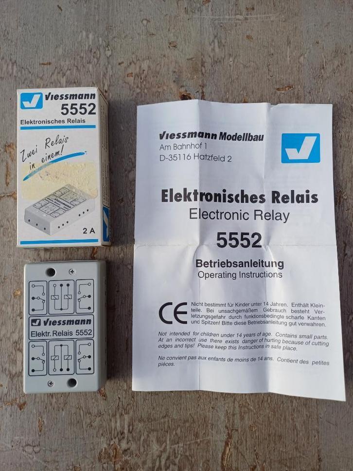 Viessmann 5552 electronisch schakelrelais, Hobby en Vrije tijd, Modeltreinen | H0, Nieuw, Overige typen, Gelijkstroom of Wisselstroom