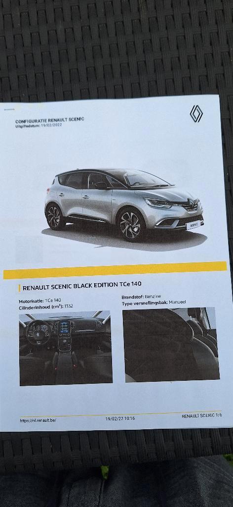 Renault Scénic Black Edition – 2022 – 24.314 km, Auto's, Renault, Particulier, Scénic, ABS, Achteruitrijcamera, Adaptieve lichten