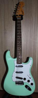 gitaar Squier stratocaster affinity seafoam., Muziek en Instrumenten, Ophalen of Verzenden, Zo goed als nieuw, Solid body, Fender