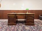 Klassiek Engels Chesterfield Bureau Partnerdesk, Antiek en Kunst, Ophalen of Verzenden