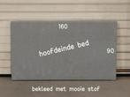 Bed - hoofdeinde - 160 cm, Ophalen, Zo goed als nieuw, Stof, 160 cm