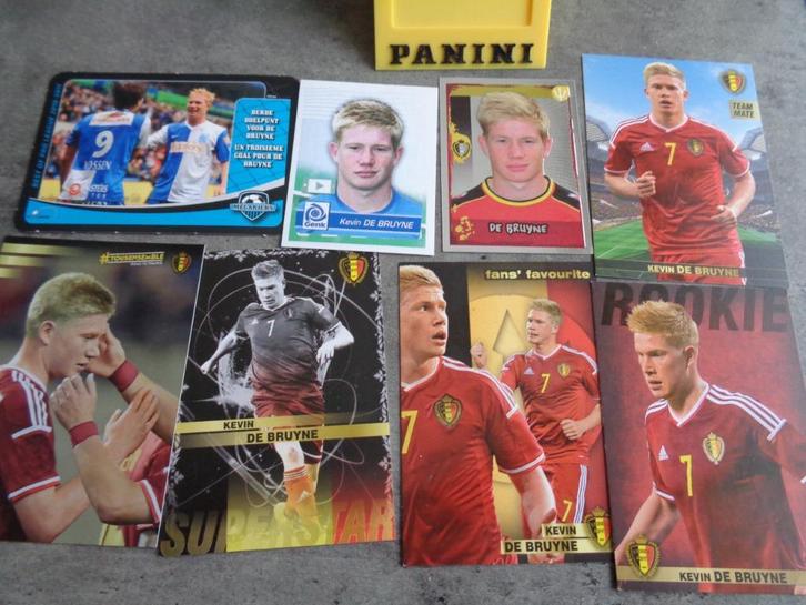 PANINI STICKER KAARTEN KEVIN  DE BRUYNE  7X CARREFOUR, Hobby en Vrije tijd, Stickers en Plaatjes, Sticker, Ophalen of Verzenden