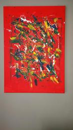 Peinture abstrait de 70x50 cm., Antiek en Kunst, Ophalen