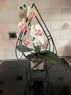 Zelfgemaakte  staander met namaak orchidee, Ophalen of Verzenden, Nieuw