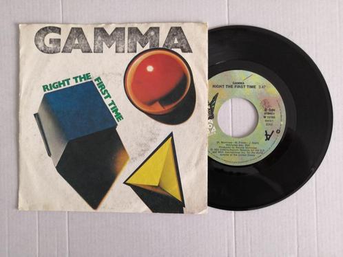 GAMMA - Right the first time (single), Cd's en Dvd's, Vinyl Singles, Zo goed als nieuw, Single, Rock en Metal, 7 inch, Verzenden