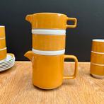 Cafetière vintage sucrier pot à lait Sarreguemines Pyroblan, Enlèvement ou Envoi