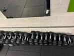 Dumbells set, Sport en Fitness, Fitnessmaterialen, Ophalen, Zo goed als nieuw, Rug, Halterschijven