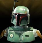 Star Wars Sideshow Boba Fett Life Size Bust signed by Jeremy, Ophalen, Zo goed als nieuw, Beeldje of Buste