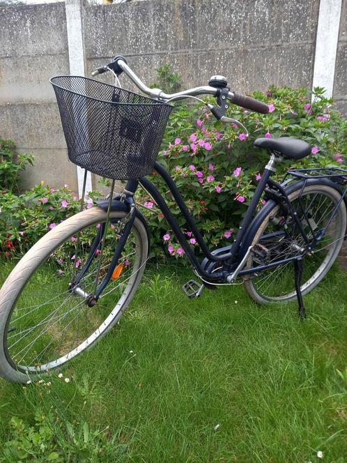 Damesfiets B-twin Elops, Fietsen en Brommers, Fietsen | Dames | Damesfietsen, Gebruikt, Versnellingen, 50 tot 53 cm, Ophalen