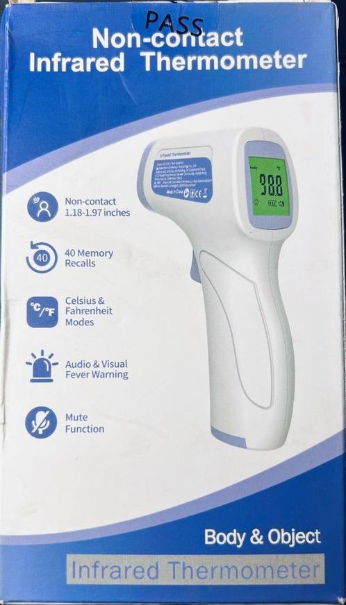 Contactloze infrarood thermometer Nieuw, Electroménager, Équipement de Soins personnels, Neuf, Autres types, Enlèvement ou Envoi