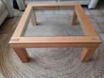 Salontafel, Huis en Inrichting, Tafels | Salontafels, Ophalen, Gebruikt, 50 tot 100 cm, Vierkant