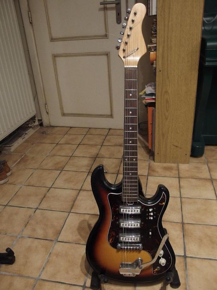Teisco / Kawai vintage gitaar - Japan, Muziek en Instrumenten, Snaarinstrumenten | Gitaren | Elektrisch, Gebruikt, Solid body