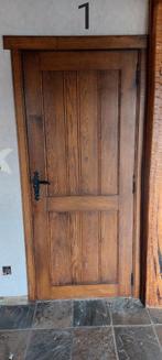 3 x masief eiken binnendeur (inclusief omlijsting), Doe-het-zelf en Bouw, Ophalen, Gebruikt, Binnendeur