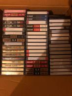 Maxell,Basf,TDK,Chrome cassettes (110x), Cd's en Dvd's, Cassettebandjes, Gebruikt, Ophalen of Verzenden
