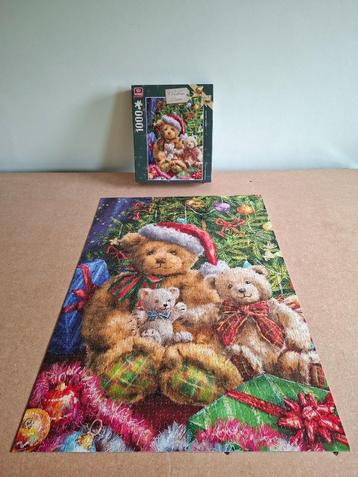 King puzzel: Christmas Bears (1000 stukken) beschikbaar voor biedingen
