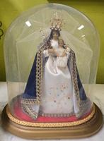 Oude stolp met beeldje Maria en kindje Jezus, Antiek en Kunst, Ophalen