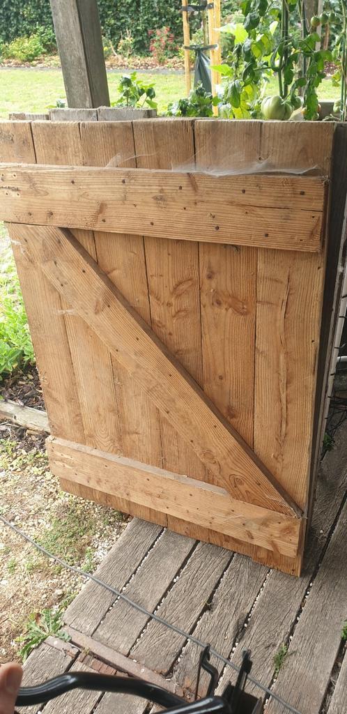 Oude staldeurtjes, Tuin en Terras, Palen, Balken en Planken, Gebruikt, Ophalen