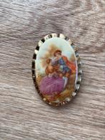 Broche vintage avec un couple amoureux, Bijoux, Sacs & Beauté, Broches, Enlèvement, Comme neuf