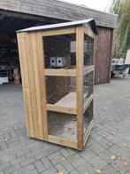 Grote vogelkooi voor buiten, Ophalen, Zo goed als nieuw, Hout, Vogelkooi