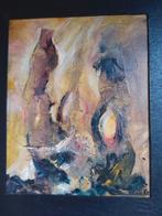 Origineel ingelijst schilderij " Warme Gloed"., Ophalen of Verzenden