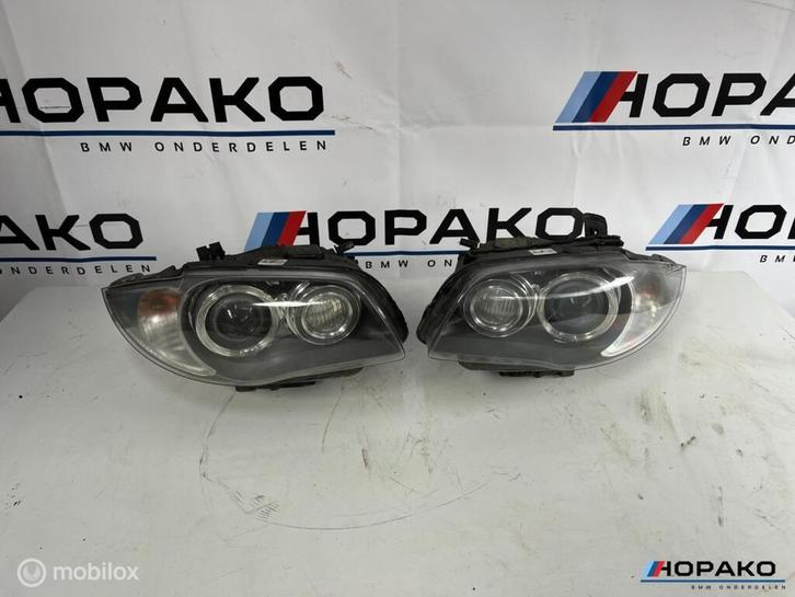 Koplampen set E87 E82 E81 E88 1 serie 7181282, Auto-onderdelen, Verlichting, Gebruikt, Ophalen of Verzenden