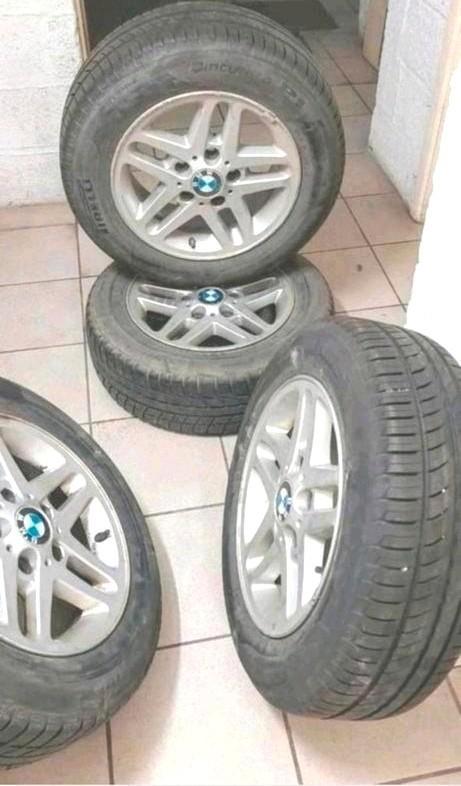 ORIGINELE BMW ALUMINIUM VELGEN, Auto-onderdelen, Banden en Velgen, Banden en Velgen, All Season, 15 inch, 165 mm, Personenwagen