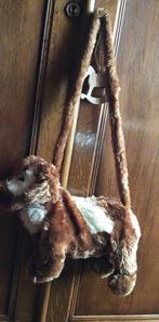 Grote schoudertas ,knuffel hond’ 40/30 cm met lange riem., Kinderen en Baby's, Speelgoed | Knuffels en Pluche, Ophalen of Verzenden