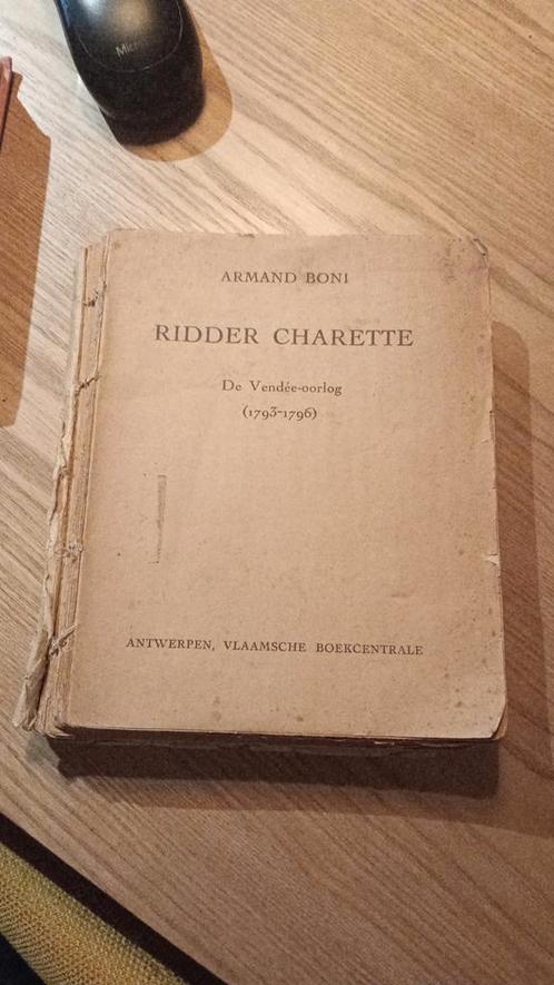 Ridder Charette, Antiquités & Art, Antiquités | Livres & Manuscrits, Enlèvement ou Envoi