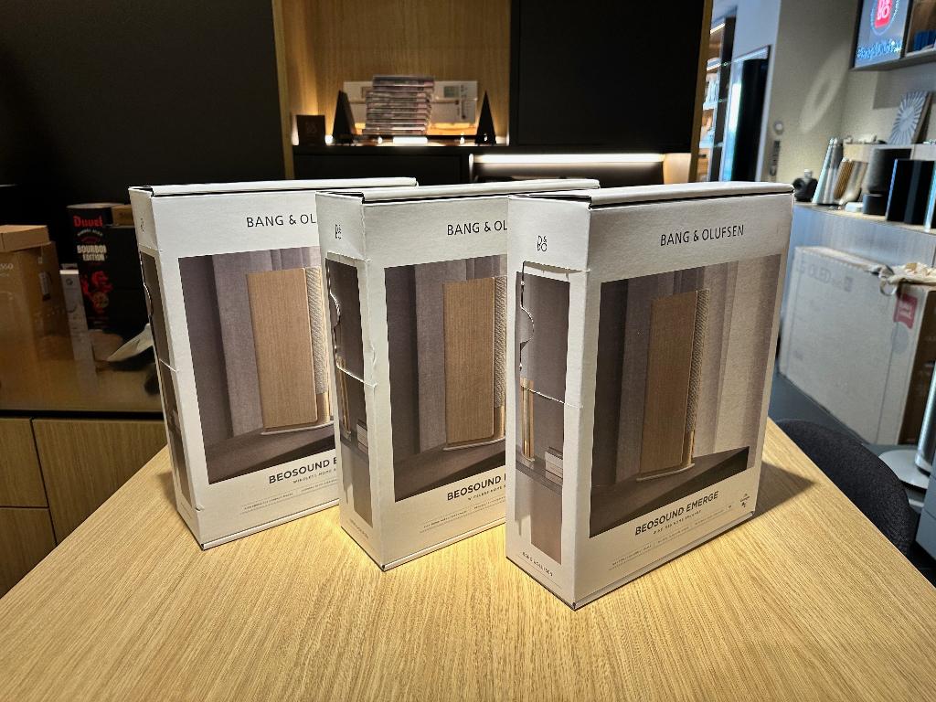 Bang & Olufsen Beosound Emerge Gold Tone NIEUW IN DOOS - B&O, TV, Hi-fi & Vidéo, Enceintes, Neuf, Haut-parleurs Frontaux, Arrière ou Stéréo