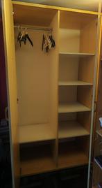 Armoire 2 portes, Ophalen, Gebruikt, Met hangruimte