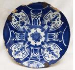 Delft bord beschadigd, Ophalen of Verzenden