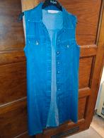 PIECES lange jurk, Maat 38/40 (M), Blauw, Ophalen of Verzenden, Gedragen