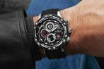 Rotorcraft Compass RC5701 Chrono Sport Nieuw! t.w.v € 499, Ophalen of Verzenden, Waterdicht, Nieuw, Zwart