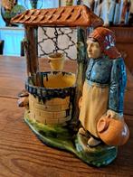Vlaams aardewerk waterput en boerin, Ophalen, Zo goed als nieuw, Mens