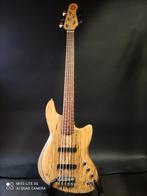 Handgebouwde unieke 5 snaren jazz bass, Musique & Instruments, Enlèvement, Comme neuf, Électrique, 5 cordes