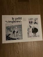 Tintin le petit vingtième poster, Livres, Comme neuf, Enlèvement ou Envoi