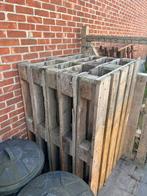 6 europalletten, Doe-het-zelf en Bouw, Hout en Planken, Ophalen, Gebruikt, 50 mm of meer, Pallet