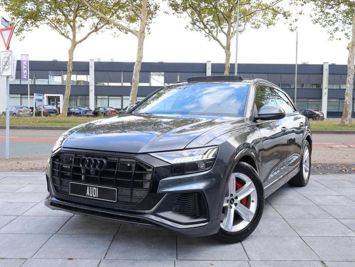 Audi Q8 55 TFSI e quattro S-Line 380PK | Pano | Leer | B&O |, Auto's, Audi, Bedrijf, Q8, 4x4, ABS, Adaptieve lichten, Adaptive Cruise Control