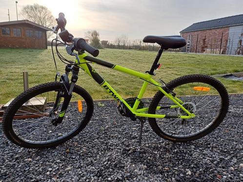 Vélo B Twin garçon jaune fluo, Fietsen en Brommers, Fietsen | Jongens, 24 inch, Versnellingen, Ophalen