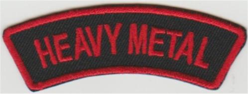 Heavy Metal stoffen opstrijk patch embleem, Verzamelen, Muziek, Artiesten en Beroemdheden, Nieuw, Kleding, Verzenden